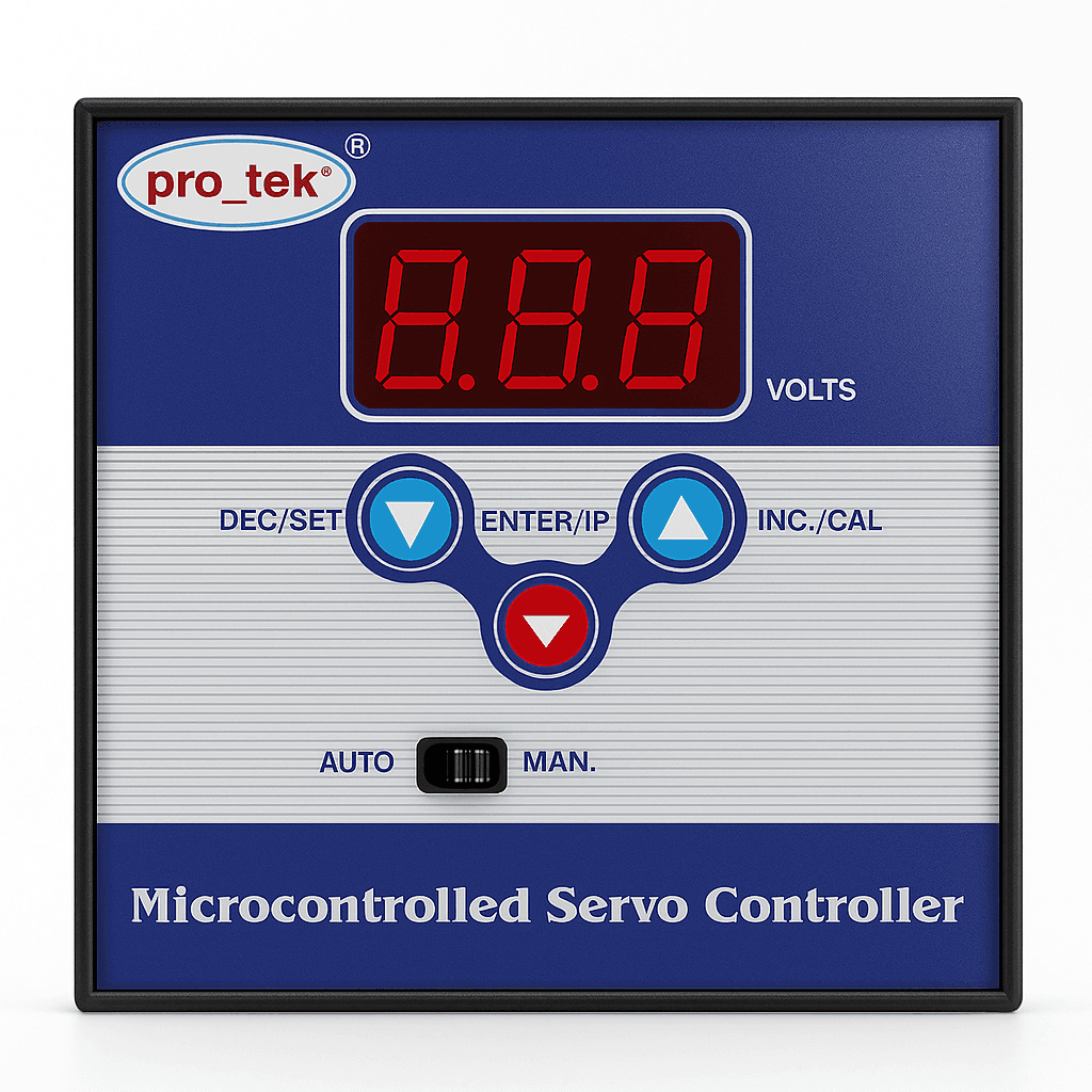 Servo Stabilizer Controller – Front View